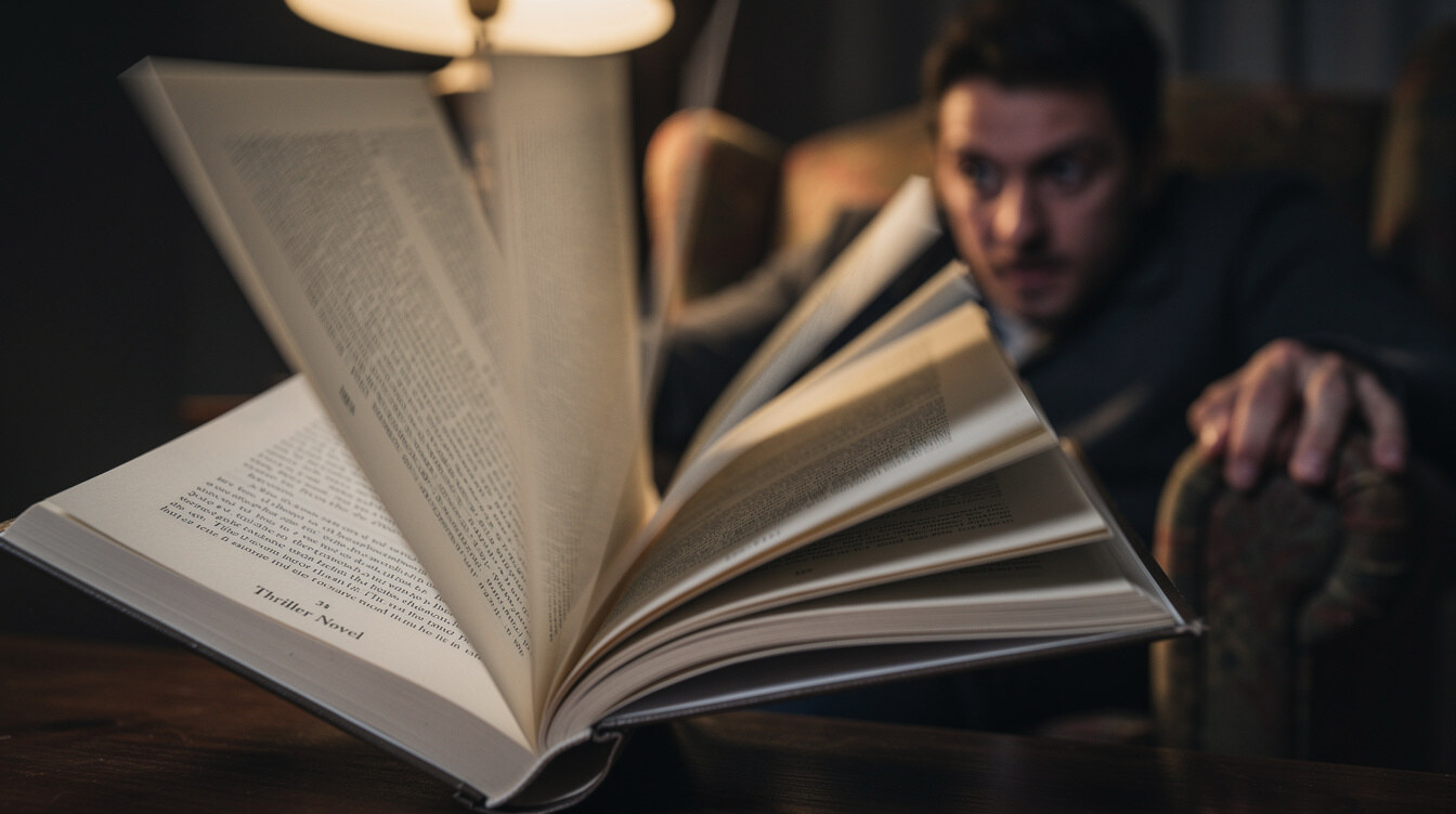 book pages turning