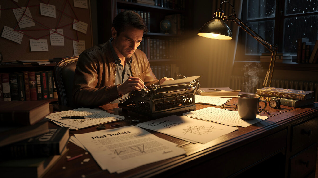 writer planning plot twists